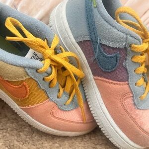 Nike Sun Club Yellow and Light Blue Sneakers